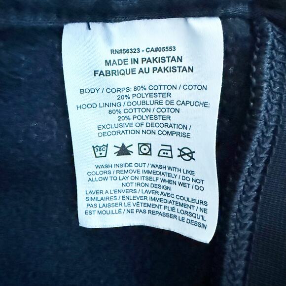 NIKE | Black White Hoodie Tunic Dress Sweatshirt Soft Long Line | Size Large - Picture 6 of 6